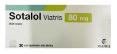 Sotalol 80mg Viatris – điều trị cao huyết áp, ngăn ngừa các cơn đau tim