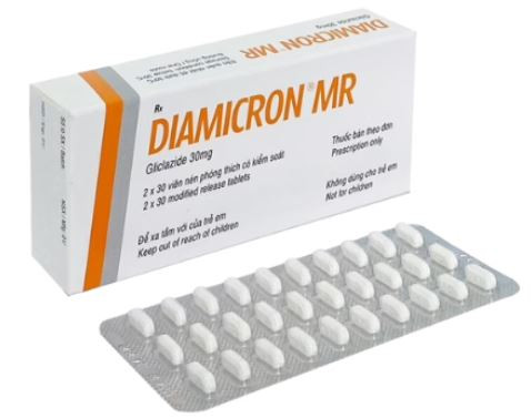 Thuốc Diamicron MR Servier điều trị tiểu đường tuýp 2 (2 vỉ x 30 viên)