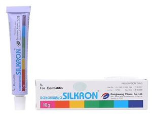 Kem bôi Silkron Cream Dongkwang trị nhiễm khuẩn, nhiễm nấm, viêm da tuýp 10g