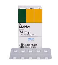 Thuốc Mobic 7.5mg Boehringer Ingelheim điều trị viêm xương khớp (2 vỉ x 10 viên)