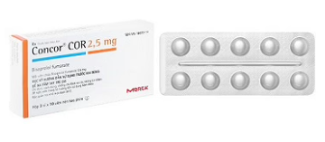 Thuốc Concor Cor 2.5mg Merck điều trị suy tim mãn tính (3 vỉ x 10 viên)