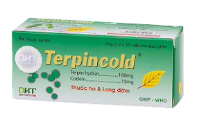 Thuốc Terpincold Hataphar điều trị ho khan, ho do ngứa cổ (100 viên)