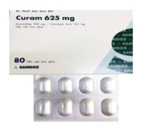 Thuốc Curam 625mg Sandoz điều trị nhiễm khuẩn (H/80v)