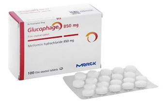 Thuốc Glucophage 850mg Merck điều trị đái tháo đường tuýp 2 (5 vỉ x 20 viên)