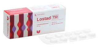 Thuốc Lostad T50 50mg Stella điều trị tăng huyết áp (3 vỉ x 10 viên)