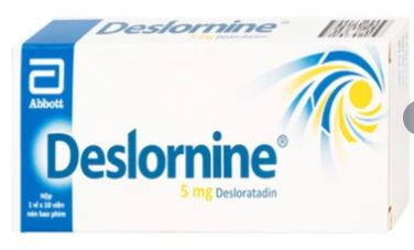 Thuốc Deslornine 5mg Abbott Làm giảm các triệu chứng hắt hơi, chảy mũi, mày đay (1 vỉ x 10 viên)