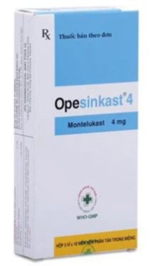 Thuốc Opesinkast 4 OPV dự phòng và điều trị hen phế quản mạn tính (3 vỉ x 10 viên)