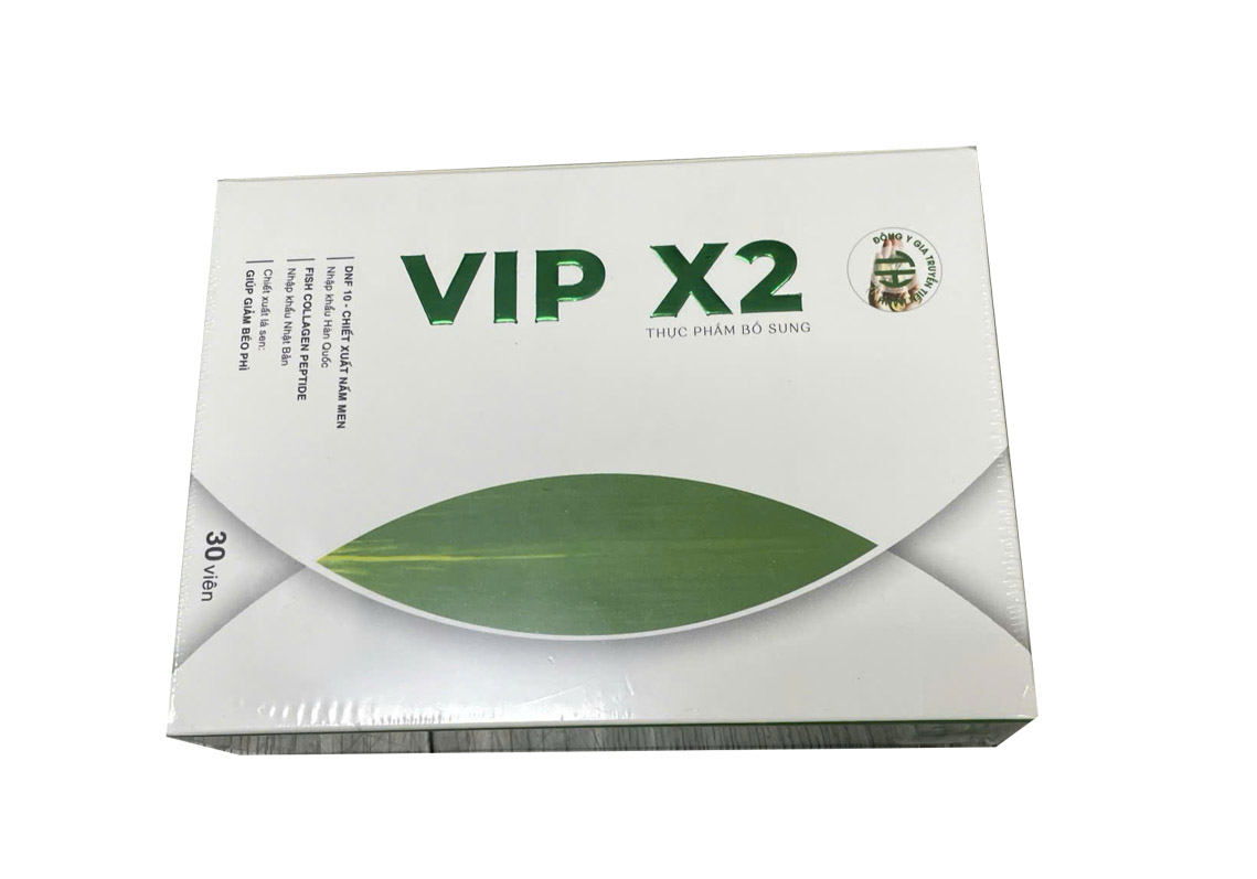 Thuốc giảm cân Tiến Hạnh Vip X2 (Hộp 30 viên)