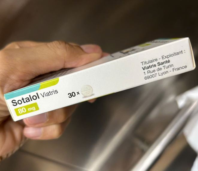 Sotalol 80mg Viatris - điều trị cao huyết áp, ngăn ngừa các cơn đau tim