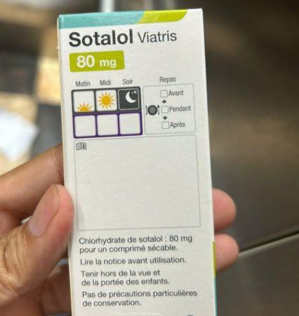 Sotalol 80mg Viatris - điều trị cao huyết áp, ngăn ngừa các cơn đau tim