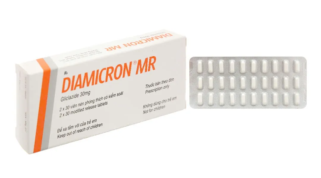 Diamicron 30 Pháp (H/60v) – Kiểm soát đường huyết ổn định mỗi ngày