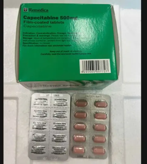 Thuốc Capecitabine 500 Remedica điều trị ung thư đại trực tràng