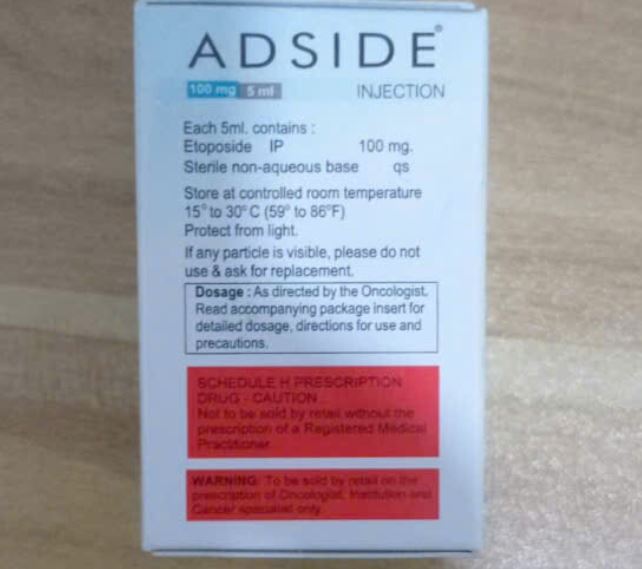 Thuốc Adside Etoposide Injection điều trị ung thư