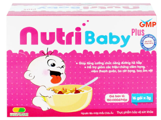 NutriBaby Plus - Chuyên biệt dành cho trẻ viêm hô hấp