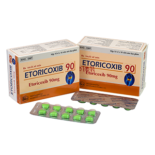 Etoricoxib 90 Khapharco – Điều trị viêm xương khớp hiệu quả (Hộp 10 vỉ x 10 viên)