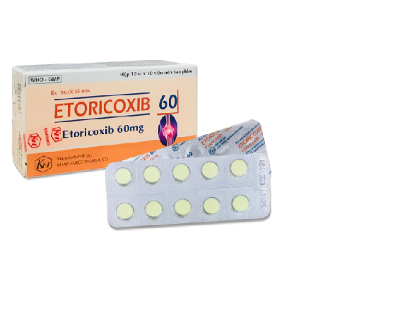 Etoricoxib 60 Khapharco – Điều trị viêm xương khớp hiệu quả (Hộp 10 vỉ x 10 viên)