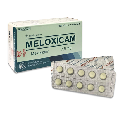 Meloxicam 7,5mg Khapharco – Thuốc điều trị thoái hóa khớp (Hộp 10 vỉ x 10 viên)