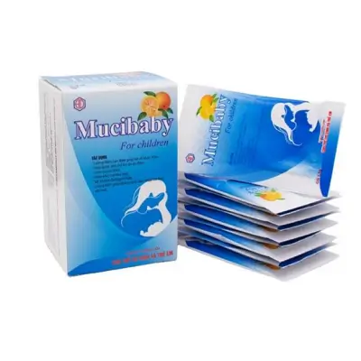 Mucibaby for children – Điều trị ho long đàm (Hộp 10 gói x 1,5g)