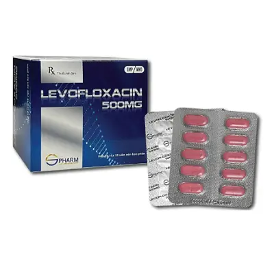 Levofloxacin 500mg Spharm – điều trị nhiễm khuẩn (Hộp 10 vỉ x 10 viên)
