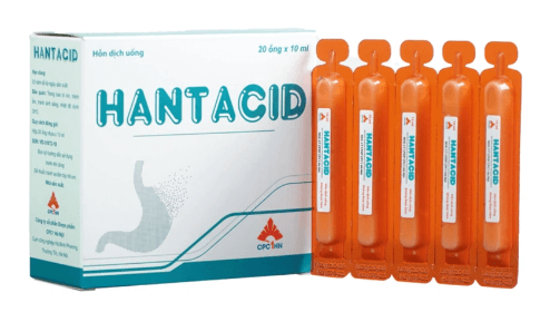 Thuốc Hantacid CPC1HN điều trị rối loạn tiêu hóa, điều trị triệu chứng của trào ngược dạ dày – thực quản (20 ống x 10ml)