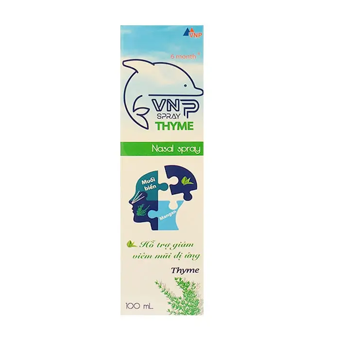 VNP Spray Thyme 100ml – Dung dịch muối biển xịt mũi