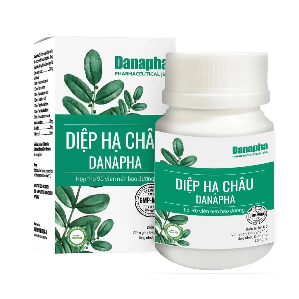 Diệp Hạ Châu Danapha (C/90v) – Tăng cường chức năng gan, giải độc hiệu quả
