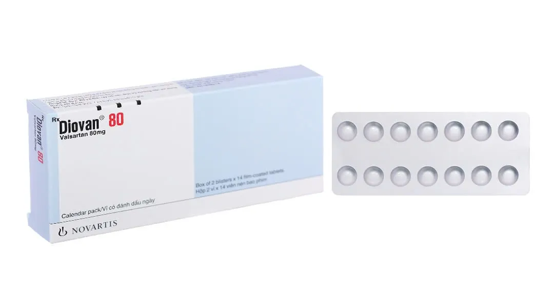 Diovan 80mg Novartis (H/28v) – Kiểm soát huyết áp hiệu quả & bảo vệ tim mạch
