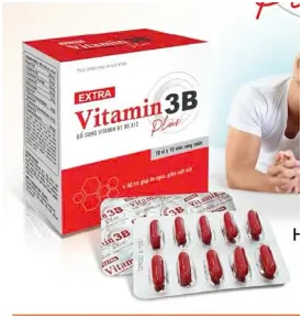 EXTRA Vitamin 3B Plus Bổ sung Vitamin B1 B6 B12