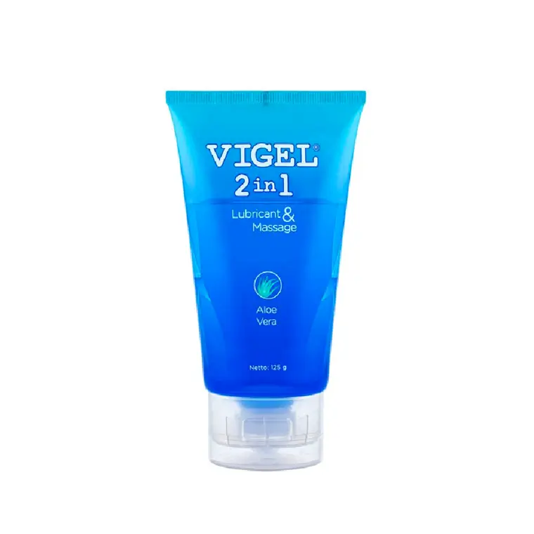 Gel Bôi Trơn Vigel 2 In 1 Giảm Triệu Chứng Khô Âm Đạo Khi Quan Hệ (Tuýp 125g)