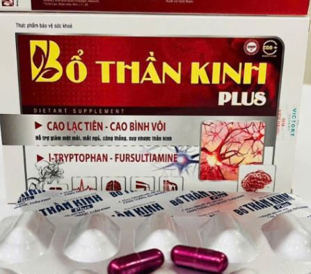 Bổ Thần Kinh Plus giúp an thần giảm căng thẳng giảm stress