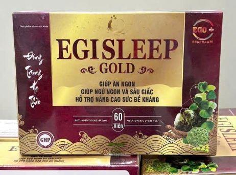 EGISLEEP GOLD giúp ăn ngon ngủ ngon và sâu giấc, nâng cao sức đề kháng 1 Hộp 2 lọ