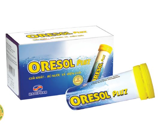 Viên sủi bù nước và điện giải Oresol Pluz
