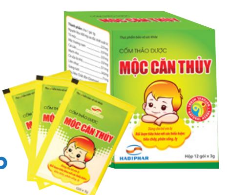 MỘC CĂN THUỶ giúp giảm rối loạn tiêu hoá ở trẻ em