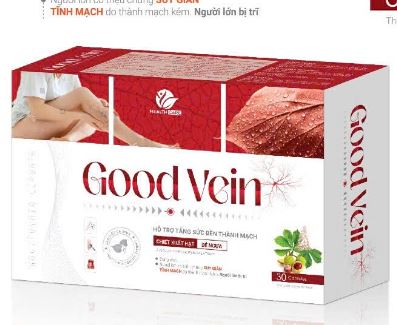 Good Vein hỗ trợ tăng sức bền thành mạch giúp giảm triệu chứng suy giãn tĩnh mạch