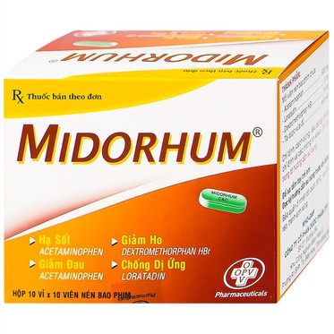 Midorhum giúp giảm các triệu chứng cảm cúm thông thường