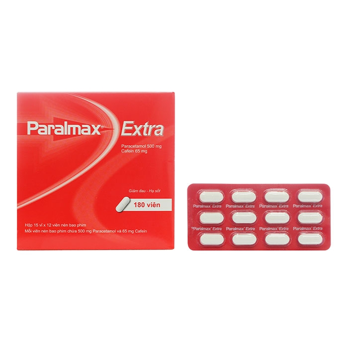 Paralmax Extra giảm nhanh các cơn đau và hạ sốt hiệu quả                                                    