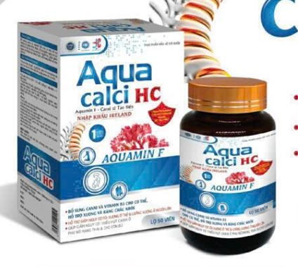 Aqua Calci HC bổ sung canxi và vitamin cho cơ thể
