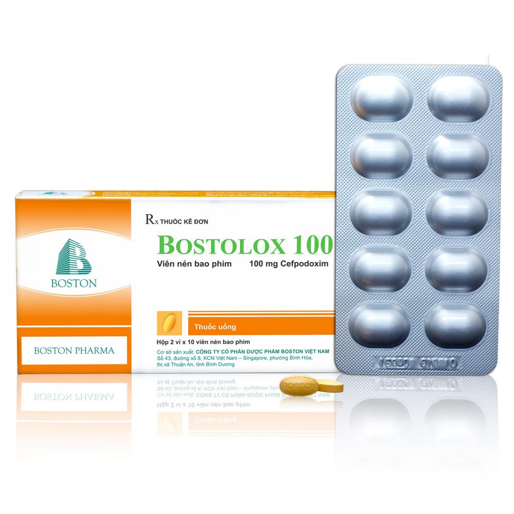 Bostolox 100 giúp điều trị hiệu quả các nhiễm khuẩn thường gặp