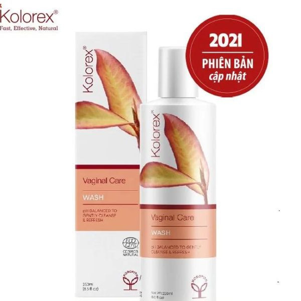 Kolorex Vaginal Care Wash 100ml – Gel Vệ Sinh Vùng Kín (Mẫu mới 2021)