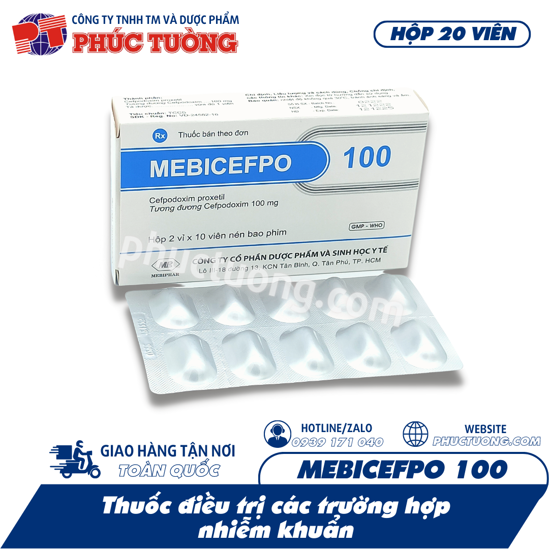 MEBICEFPO 100 ( Cefpodoxim 100 mg ) 					