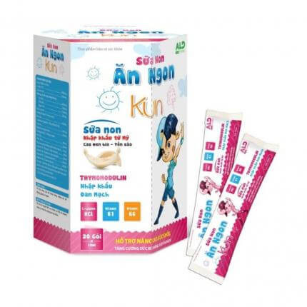 Sữa non ăn ngon Kun gói 10ml - Hỗ trợ tiêu hóa