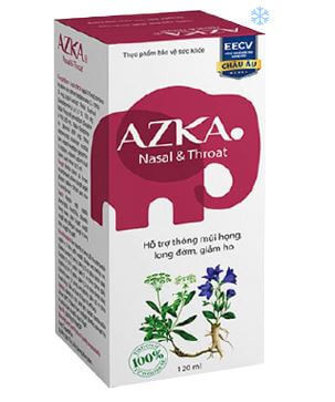 AZKA ANVY 120ML - dung dịch mũi họng trẻ em