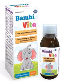 Vitamin tổng hợp và khoáng chất cho bé Bambi Vita - kích thích thèm ăn, tăng đề kháng cho trẻ - Nhập khẩu Châu Âu