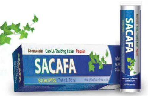 Thực phẩm bảo vệ sức khỏe Bromelain Cao Lá Thường Xuân Papain SACAFA