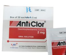 Anticlor Dexchlorpheniramine 2mg/5ml An Thiên (H/30g/5ml)