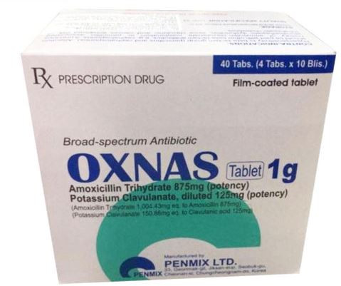 Thuốc Oxnas Tablet 1g - điều trị nhiễm khuẩn