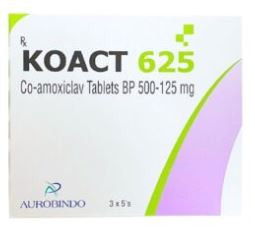 Thuốc Koact 625 - điều trị nhiễm khuẩn đường hô hấp và nhiễm khuẩn mô mềm
