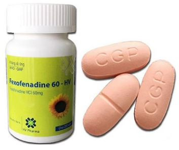 Fexofenadine 60 điều trị viêm mũi dị ứng, mày đay - Hv Usp (C/200v)