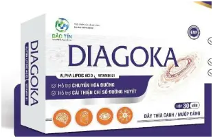 DIAGOKA  ALPHA LIPOIC ACID VITAMIN B1 GO2KA1 NHẬP KHẨU HÀN QUỐC