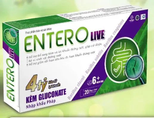 Thực phẩm bảo vệ sức khỏe ENTERO LIVE 4 tỷ lợi khuẩn hỗ trợ tiêu hóa